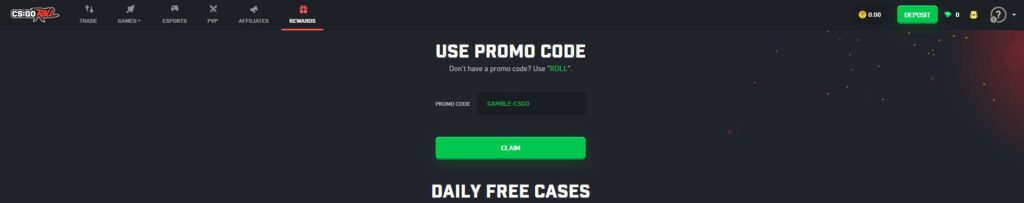 csgoroll daily free cases