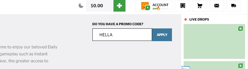 HypeDrop Code