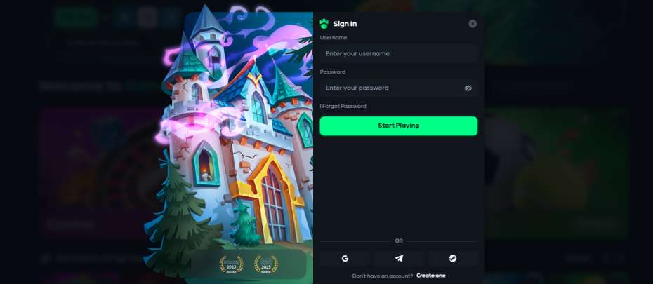 Create an account
